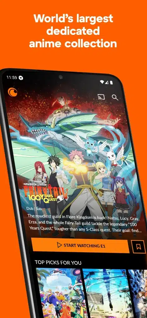 Crunchyroll APK VS Kucing Pink APK www.apkkucing.com